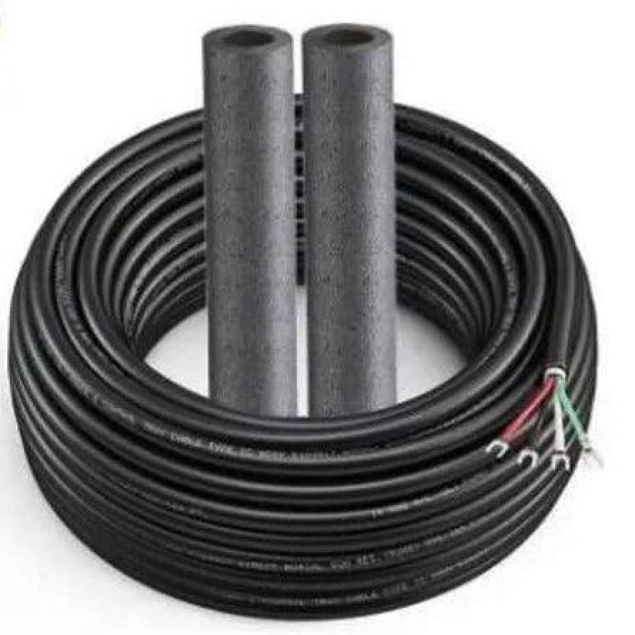 MRCOOL DIY 1/4 × 1/2 Coupler Kit + 75 ft DIYPro Cable – 6K/9K/12K/18K